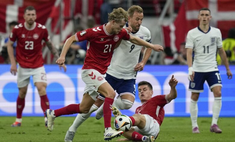 Euro 2024: England only manage a 1-1 draw against Denmark after Hjulmand's dream goal