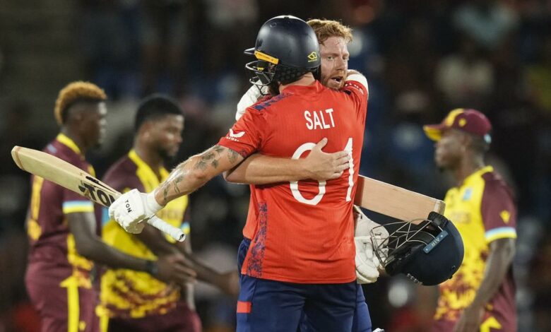 T20 World Cup: England revives title defence with victory over West Indies