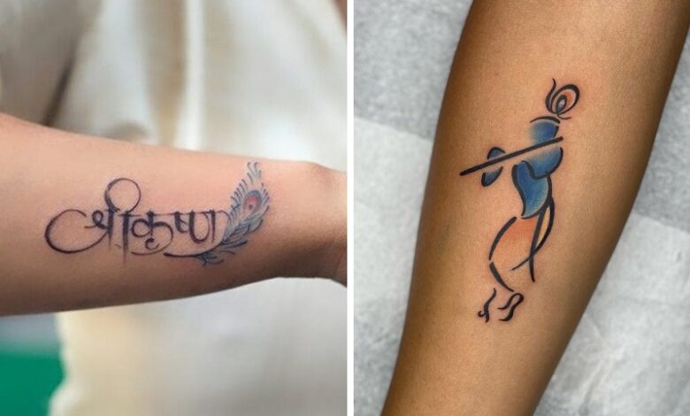 Krishna Tattoo Designs