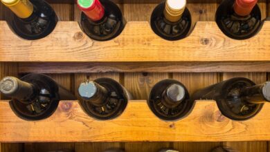 15 mounted wine rack holders for a modern touch