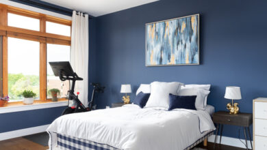 Trendy Bedroom Design Ideas With Blue Color Shades