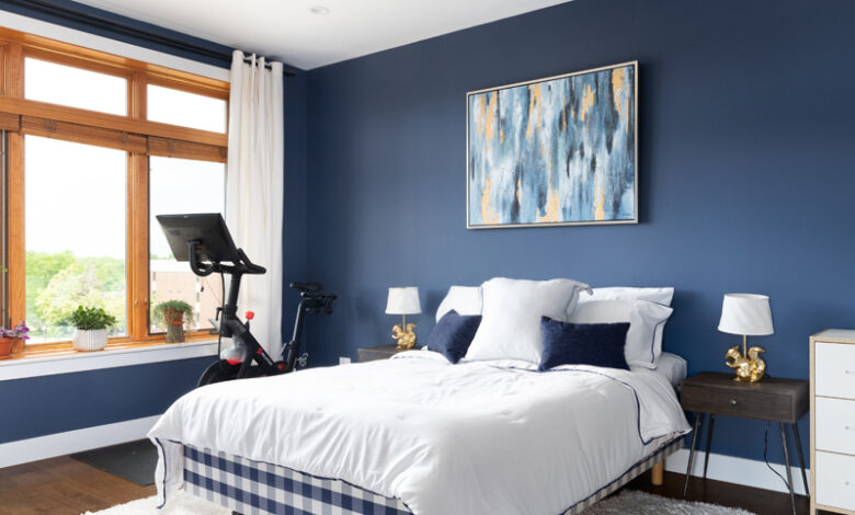 Trendy Bedroom Design Ideas With Blue Color Shades