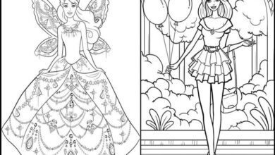 barbie coloring pages