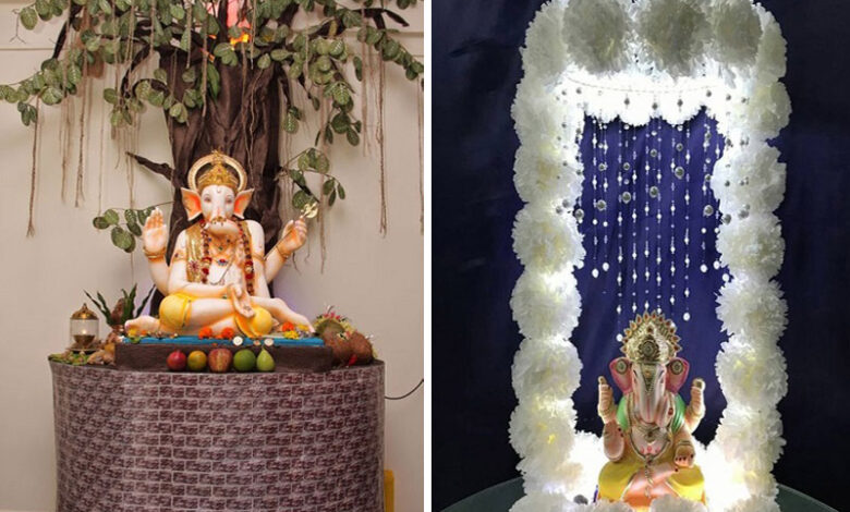 Über 20 einfache Ganpati-Dekorationsideen für Vinayaka Chavithi 2024