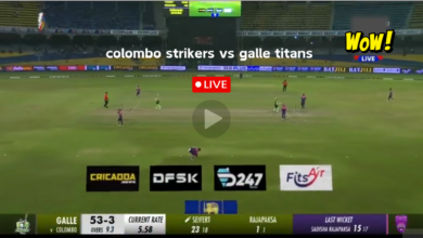 colombo strikers vs galle titans today match live2