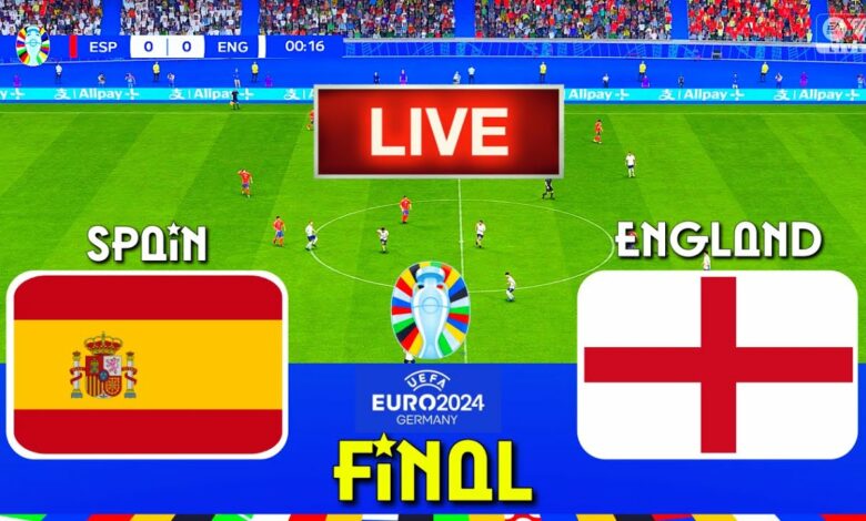 spain vs england euro final 2024