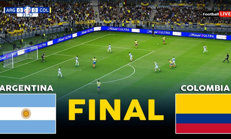 Argentina vs Colombia final match