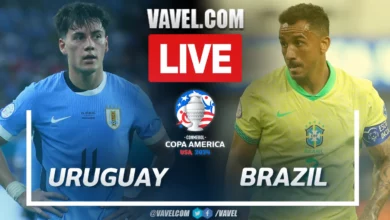 Brazil vs Uruguay live match today