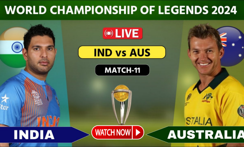 India vs Australia | The World Championship of Legends 2024 Match 11 |