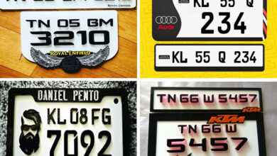 20 Stylish Bike Number Plate Designs in India 2024