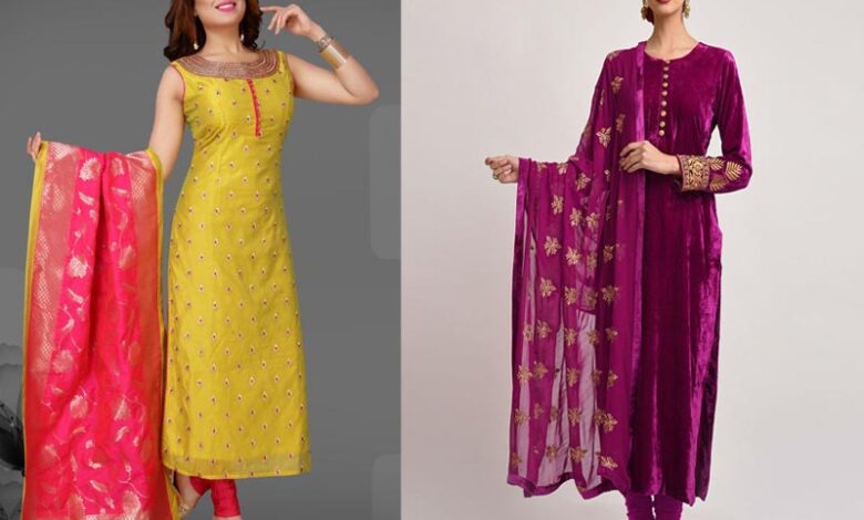 25 New and Trendy Churidar Dress Designs for Ladies