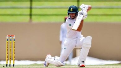 Proteas star Aiden Markram laid a good foundation for the middle order with his 51 runs in the second inning s of the second Test against the West Indies. (Daniel Prentice/Gallo Images)