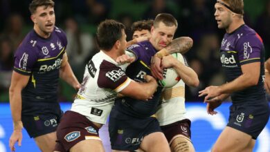 'I know he's coming': Cam Munster ready for another physical confrontation with Roosters' bruiser JWH