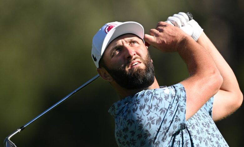 LIV Golf's Jon Rahm overcomes broken driver to lead Spanish Open leaderboard