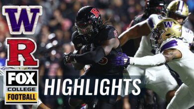 Washington Huskies vs. Rutgers Scarlet Knights Highlights