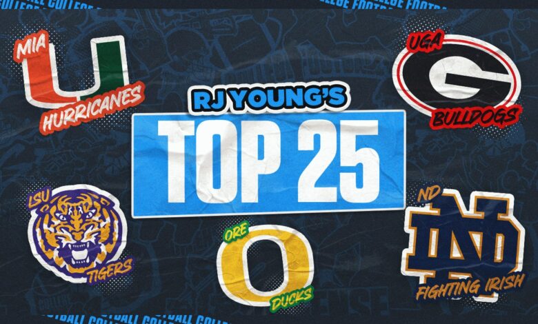 2024 college football rankings: Oregon, Georgia on top; Colorado enters the top 25