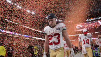 49ers' Shanahan: Christian McCaffrey suffered sophomore injury after overcompensating