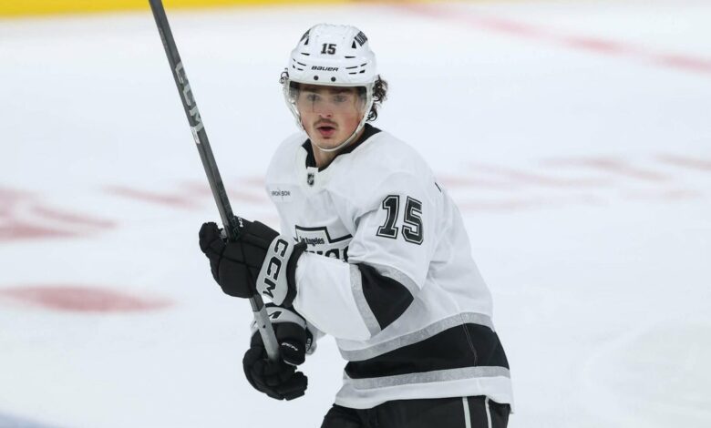 Alex Turcotte is healthy, happy and finally making his mark with the Los Angeles Kings