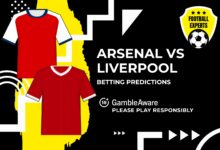 Arsenal vs Liverpool Predictions, Odds and Betting Tips