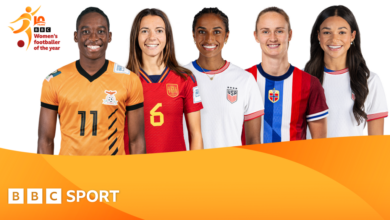 BBC Women's Footballer of the Year nominees announced