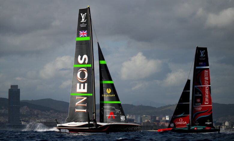 Britain overtakes New Zealand by winning two races, America's Cup finally lit