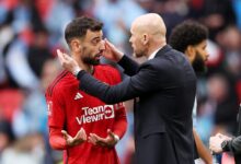 Bruno Fernandes sends message to Eric ten Hag after sacking Manchester United manager