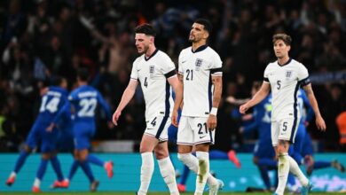 England vs Greece live updates: Nations League results and reaction as Carlesley side lose in stoppage time