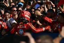 F1 United States GP live updates: Norris loses third place to Verstappen due to penalty, Leclerc wins