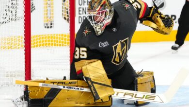 Ilya Samsonov, Golden Knights shut out the Ducks