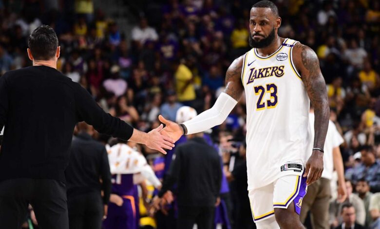 JJ Redick jokes about LeBron James' status for Lakers vs. Suns: 'DNP-old'