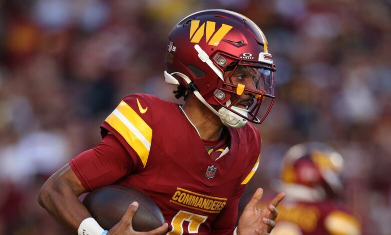 Jayden Daniels injury status: Will Washington QB play in Week 8?