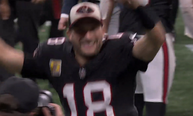 Kirk Cousins' corny dad dance moves after Falcons' walk-off win had the perfect ending