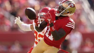 Kyle Shanahan reveals worrying injury on Brandon Aiyuk