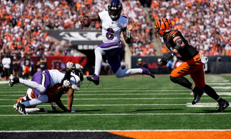 Lamar Jackson, Ravens rally past Bengals in OT