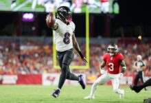 Lamar Jackson's 5-TD attempt leads Ravens past Bucs