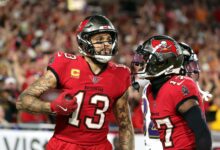 Mike Evans injury update: Buccaneers WR out of 'Monday Night Football' after re-injuring hamstring