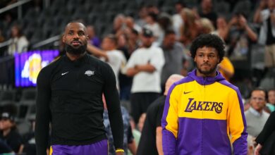 NBA Rumors: LeBron, Bronny James could make history 'quickly' in Lakers vs. Wolves