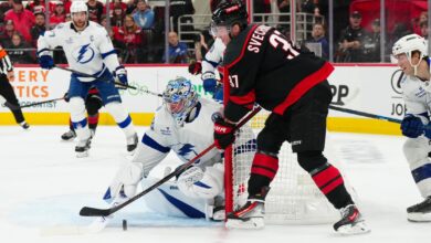 Nikita Kucherov's hat-trick leads Lightning past Hurricanes