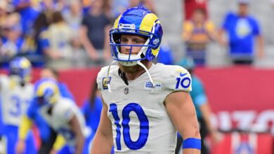 Report: Rams WR Cooper Kupp unlikely to play against Raiders