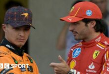 Lando Norris and Carlos Sainz