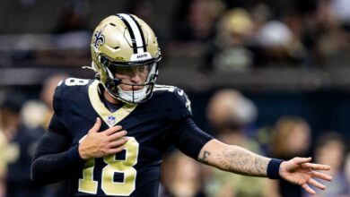 Spencer Rattler to start for Saints against Buccaneers in place of injured Derek Carr