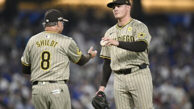 Spotlight finds Padres' Mike Shildt making bullpen move in NLDS opener