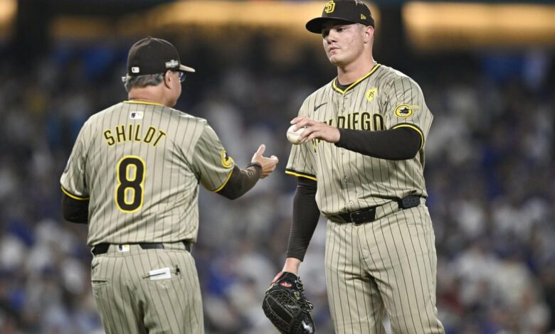 Spotlight finds Padres' Mike Shildt making bullpen move in NLDS opener