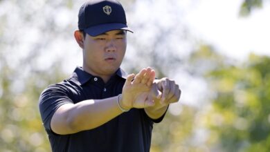 Tom Kim apologizes for locker damage after playoff loss