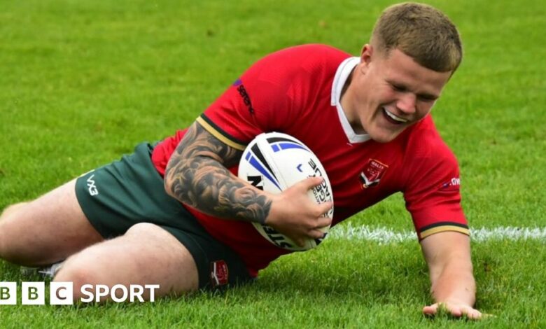 Ashton Robinson scores for Wales