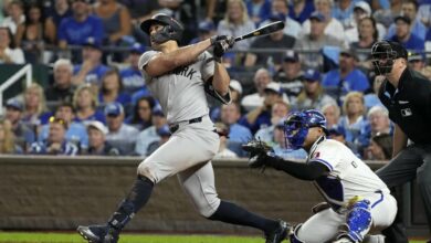 With clutch home run, Giancarlo Stanton once again shows he's ready for October