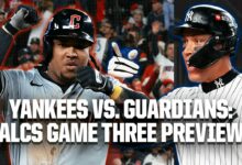 Yankees vs. Guardians ALCS Game 3 Preview: Derek Jeter, Alex Rodriguez and David Ortiz