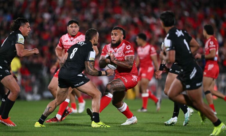 Fonua-Blake powers Tonga to beat Kiwis in epic thriller to reach Pacific final - and the Kangaroos should be nervous