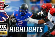 San Diego State Aztecs vs. No. 15 Boise State Broncos Highlights